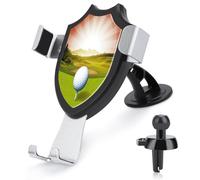 AQRJLPM Golf Sport Phone Holder Car Hands-Free Mount Holders for Dashboard Windshield Vent Metal Hook Clip Cell Phone Mount for All Smartphones & Car Models