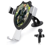 AQRJLPM Gorilla on The Ground Phone Holder Car Hands-Free Mount Holders for Dashboard Windshield Vent Metal Hook Clip Cell Phone Mount for All Smartphones & Car Models