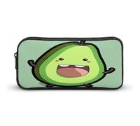 AQRJLPM Happy Cow Fruit Pencil Pouch Big Capacity Simple Marker Pouch Portable Aesthetic Zipper Pencil Case