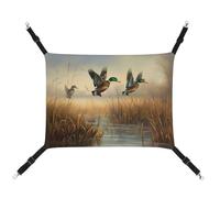 AQRJLPM Hunting Flying Wild Pet Hammock with Adjustable Straps and Metal Hooks Hanging Bed Soft Breathable Sleeping Hammock for Cats,Puppy,Rabbits,Small Animals