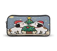 AQRJLPM Intimate Puppy Pencil Pouch Big Capacity Simple Marker Pouch Portable Aesthetic Zipper Pencil Case