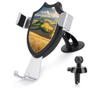 AQRJLPM Italy Tuscan Phone Holder Car Hands-Free Mount Holders for Dashboard Windshield Vent Metal Hook Clip Cell Phone Mount for All Smartphones & Car Models