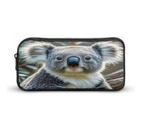 AQRJLPM Lovely Koala Pencil Pouch Big Capacity Simple Marker Pouch Portable Aesthetic Zipper Pencil Case