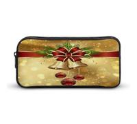 AQRJLPM Merry Christmas Pencil Pouch Big Capacity Simple Marker Pouch Portable Aesthetic Zipper Pencil Case
