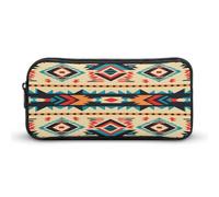 AQRJLPM Native American Pencil Pouch Big Capacity Simple Marker Pouch Portable Aesthetic Zipper Pencil Case