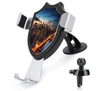 AQRJLPM New York City Scenery Phone Holder Car Hands-Free Mount Holders for Dashboard Windshield Vent Metal Hook Clip Cell Phone Mount for All Smartphones & Car Models