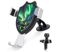 AQRJLPM Northern Lights Phone Holder Car Hands-Free Mount Holders for Dashboard Windshield Vent Metal Hook Clip Cell Phone Mount for All Smartphones & Car Models