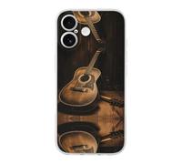 AQRJLPM Old West Guitar Phone Case for Phone 17, TPU Anti-Yellowing Scratch Resistant, Slim Shockproof Cover with Precise Cutouts, Supports Wireless Charging Phone Case for Phone 17