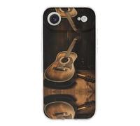 AQRJLPM Old West Guitar Phone Case for Phone 17, TPU Anti-Yellowing Scratch Resistant, Slim Shockproof Cover with Precise Cutouts, Supports Wireless Charging Phone Case for Phone 17