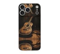 AQRJLPM Old West Guitar Phone Case for Phone 17, TPU Anti-Yellowing Scratch Resistant, Slim Shockproof Cover with Precise Cutouts, Supports Wireless Charging Phone Case for Phone 17