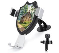 AQRJLPM Outer House Phone Holder Car Hands-Free Mount Holders for Dashboard Windshield Vent Metal Hook Clip Cell Phone Mount for All Smartphones & Car Models