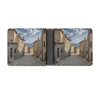 AQRJLPM Shiyan House Wallet with Money Clip Leather Bifold Wallet Slim Credit Card Holder Gift for Men