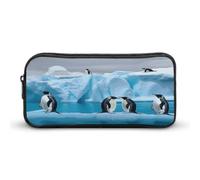 AQRJLPM The Iceberg Pencil Pouch Big Capacity Simple Marker Pouch Portable Aesthetic Zipper Pencil Case
