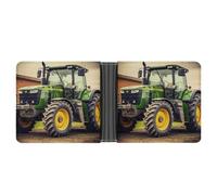 AQRJLPM Tractor Wallet with Money Clip Leather Bifold Wallet Slim Credit Card Holder Gift for Men