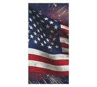 AQRJLPM USA Flag Beach Towels Extra Large, Quick Dry Absorbent Multipurpose, Oversized Beach Towel, Sand Free Foldable Lightweight, Travel Towel, for Beach Pool Camping Travel Vacation, 63x31.5 in