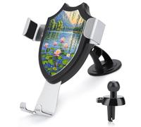AQRJLPM Willow Willow Lotus Phone Holder Car Hands-Free Mount Holders for Dashboard Windshield Vent Metal Hook Clip Cell Phone Mount for All Smartphones & Car Models