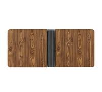 AQRJLPM Wood Grain Textured Wallet with Money Clip Leather Bifold Wallet Slim Credit Card Holder Gift for Men