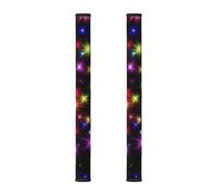 AQRJLPO Bright Beautiful Colorful Art Printed Refrigerator Door Handle Covers, 2 Pcs Anti-Static Kitchen Appliance Handles Protector for Microwave Fridge Oven Stove Dishwasher