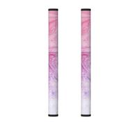 AQRJLPO Colorful Marble Pastel Pink Blue Purple Printed Refrigerator Door Handle Covers, 2 Pcs Anti-Static Kitchen Appliance Handles Protector for Microwave Fridge Oven Stove Dishwasher