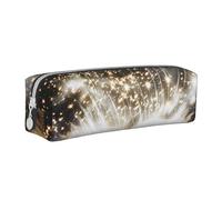 AQRJLPO Magic Book Printed Leather Simple Pencil Case, Cute Pencil Bag Pen Case Pouch, School Stationery Organizer Makeup Bag for Boys Girls Students