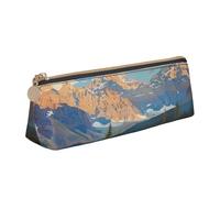 AQRJLPO National Park Printed Stationery Pencil Case, Cute Leather Pencil Bag Pen Case Pouch, School Stationery Organizer Makeup Bag for Boys Girls Students