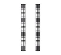 AQRJLPO Refrigerator Door Handle Covers 2 Pcs, Black and White Plaid Printed Anti-Static Appliance Handles Decor Protector for Home Kitchen