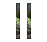AQRJLPO Refrigerator Door Handle Covers 2 Pcs, Green Lizard Printed Anti-Static Appliance Handles Decor Protector for Home Kitchen