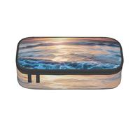 AQRJLPO Sunrise Prints Pencil Case Cute Pen Pencil Pouch Large Capacity Compartment Pencil Box Travel Makeup Bag for Students Girls Boys Women