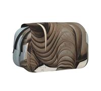 AQRJLPO Walrus Print Pencil Case Double - Layer Flip Pencil Pouch Pen Organizer Makeup Bag for School, Travel and Work