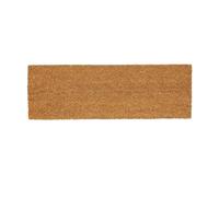AQS INTERNATIONAL - Extra Large Natural 100% Coir Door Mat - Coconut Entrance Matting, Dirt Trapper, Non Slip Door mats PVC Backing, Outdoor & Indoor Rug, Welcome Doormat (120 x 40 CM (Rectangular))