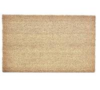 AQS INTERNATIONAL Living Coir Matting for Entrances - Door Mat Indoor/Outdoor - Natural Coir Entrance Mat, Hallyway Mat, Welcome Decorative, Dirt Scraper (40x70cm, Plain Coir Mat)