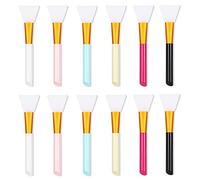 AQSXO Silicone Face Mask Brush, Mask Beauty Tool, Soft Silicone Facial Mud Mask Applicator Brush 10 Pieces.