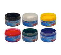 Aqua Art Paper and Board Water Based Screen Printing Ink - Basic Colours Set of six (100g)