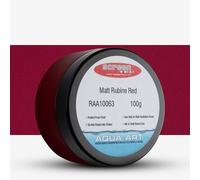 Aqua Art : Water Based Screenprinting Ink : Matt : 100g approx : Rubine Red