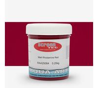 Aqua Art : Water Based Screenprinting Ink : Matt : 250g : Rhodamine Red