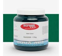 Aqua Art : Water Based Screenprinting Ink : Matt : 500g : Green