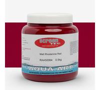 Aqua Art : Water Based Screenprinting Ink : Matt : 500g : Rhodamine Red