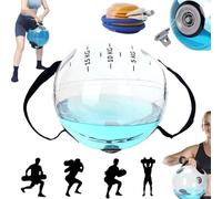 Aqua Bags for Workout,Aqua Training Ball,Fitness Water Bag Adjustable with Handle,Water-Filled Exercise Bag,Weighted Inflatable Water Fitness Ball Trainer Equipment,Training Tool for Muscle Exercise