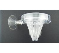 Aqua Basket Feeder Cone For Live Foods With Suction Cup, Transparent Plastic, 1 Pack, 100G.