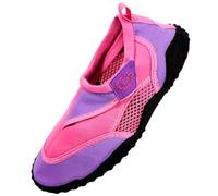 Aqua Beach Surf Wet Water Shoes Boys Girls Mens Womens Unisex Wetsuit Boots (Pink Child 12)
