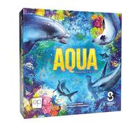 AQUA: Biodiversity in the Oceans | Board Game | Fun Strategy Game for Adults and Family | Thematic Oceanic Tile Placement Game | Ages 8 and Up | 1-4 Players | Made by Sidekick Games