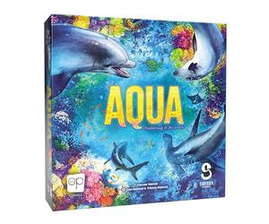 AQUA: Biodiversity in the Oceans | Board Game | Fun Strategy Game for Adults and Family | Thematic Oceanic Tile Placement Game | Ages 8 and Up | 1-4 Players | Made by Sidekick Games