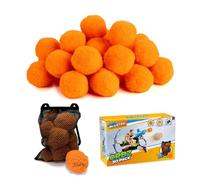 Aqua Blaster Orbz 30 Pack, Reusable Soft Cotton Balls with Carry Bag, Compatible Ammo Refill for Kids Launchers, Outdoor Games, Garden Play & Summer Fun