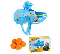 Aqua Blaster Zuka Hand Cannon, Kids Launcher Toy with 1 Cannon and 6 Soft Cotton Balls, Long-Range Shot Blaster for Outdoor Fun, Garden Games, Water Play & Summer Activities