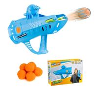 Aqua Blaster Zuka Hand Cannon, Kids Launcher Toy with 1 Cannon and 6 Soft Cotton Balls, Long-Range Shot Blaster for Outdoor Fun, Garden Games, Water Play & Summer Activities