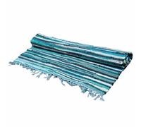 Aqua Blues Room Rag Rug 150X200Cm - Premium Coastal Style