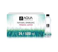 AQUA Carpatica 500ml x 24 - Pure Natural Sparkling Mineral Water for Optimal Hydration, Nitrate-Free, Abundant in Calcium & Magnesium, Naturally Alkaline, Enriched with Natural Electrolytes