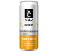 AQUA Carpatica Flavoured Sparkling Mineral Water Peach & Mango 330ml