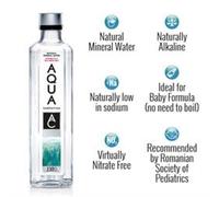 AQUA Carpatica Still Natural Mineral Water 330ml GLASS Sodium Free