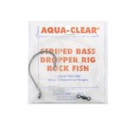 Aqua-Clear, Deep Water Rig, Striped Bass/Rockfish/Drum, 10/0 Ultra Thin Demon Circle Hook, AFW Swivel, 60 lb / 27.2 kg Grand Slam Mono 6 ft / 1.83 m, T-Standoff
